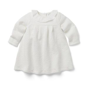 🆕 NWT Janie & Jack Quilted White Dress